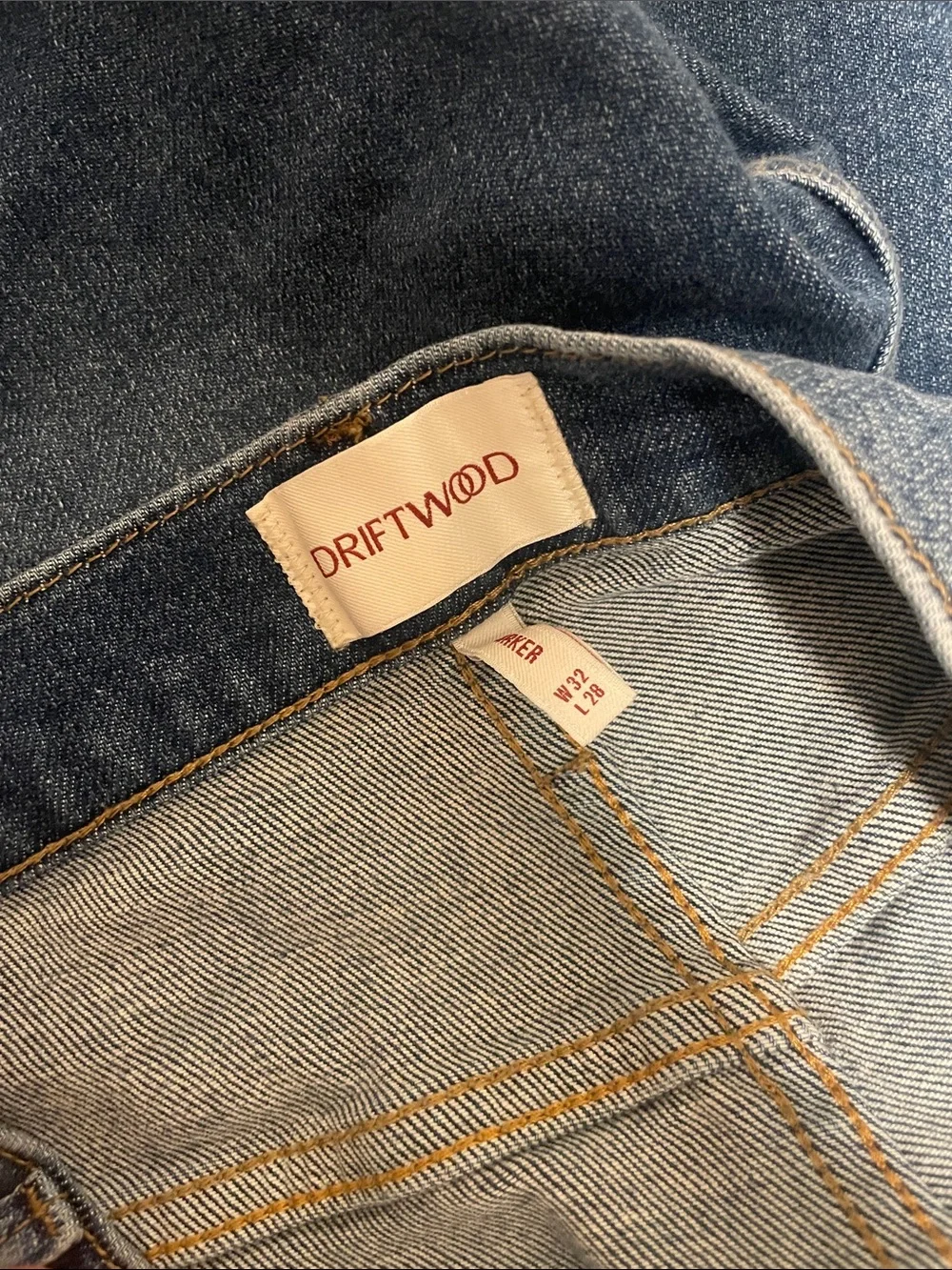 Driftwood Embroidered Barrel Jeans